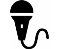 Microphone Icon Silhouette