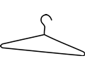 Simple coat hanger