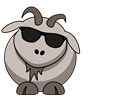 Goat With Sunglasses