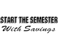 Start Semester with Savings