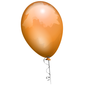 balloon orange aj