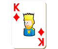White deck: King of diamonds