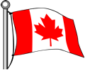 Canada Flag - Flying