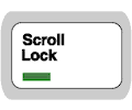 Key Scroll Lock - On