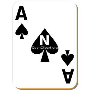 White deck: Ace of spades