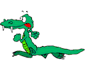 Alligator Running