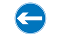 Roadsign turn left