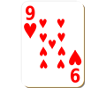 White deck: 9 of hearts