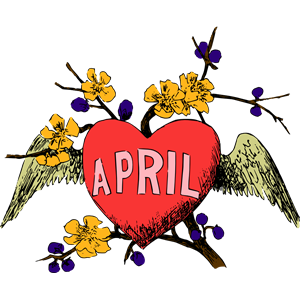 Illustrated months (April, colour)