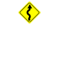 curvy road ahead sign 01