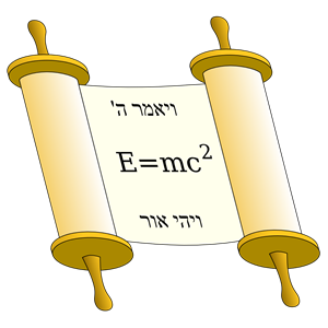 Tora Scroll with Einstein equation