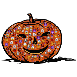 Colorful Halloween Pumpkin