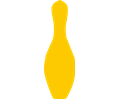 bowling pin yellow