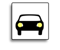 Car Icon for use with signs or buttons