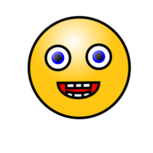 Emoticons: Laughing face