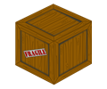 Perspective Wooden Crate