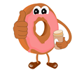 Coffee and Donut. Yeah! : Animation