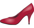 red shoe