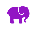 Elephant Purple