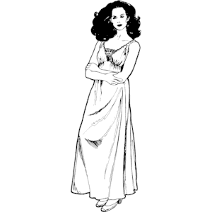 Woman in Negligee