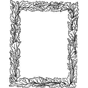 Leafy frame 3