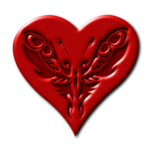 Butterfly heart (version 2)