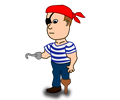 Comic characters: Pirate
