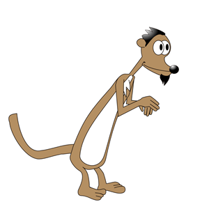 Leering Mr Weasel : Animation