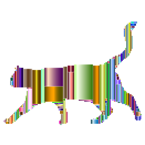 Prismatic Elegant Cat Mondrian Mosaic 5