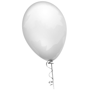 balloon white aj