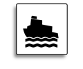Ferry Icon for use with signs or buttons