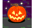 Gif Halloween pumpkin light 