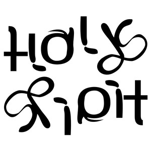 Holy spirit ambigram
