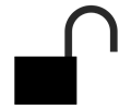 padlock unlocked silhou 01