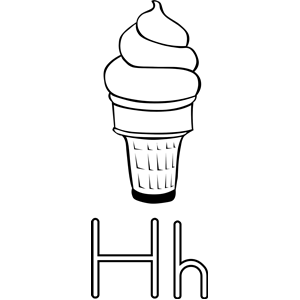 H For Helado