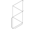 Paper model of a tetrahedron