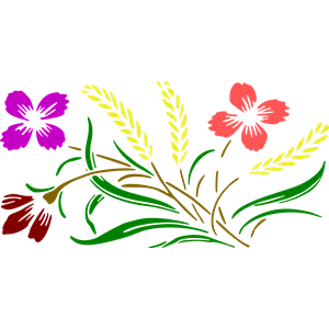 Floral design 85 (colour)