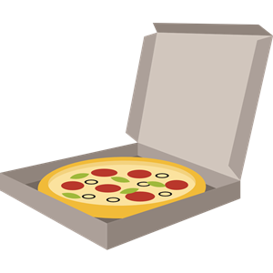 Pizza in box