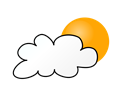Weather Symbols: Cloudy Day simple