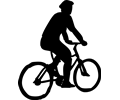 Bicyclist Sillouette
