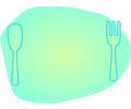 Turquoise & Mint Plate