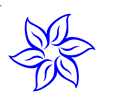 Simple Blue Flower B