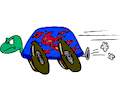 Hot Rod Turtle With Wheels