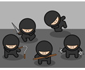 Cartoon ninjas