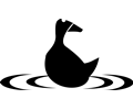 Floating Duck (Stencil)