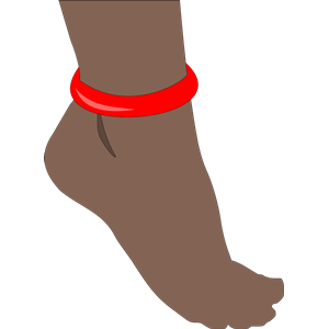 Foot with Anklet