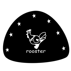 Rooster-lineart