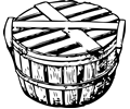 bushel basket with cover