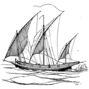 lateen sails