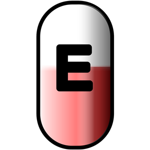 white-red e-pill